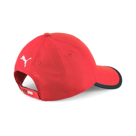 Czapka z daszkiem unisex Puma Ferrari SPTWR Race czerwona 02400301