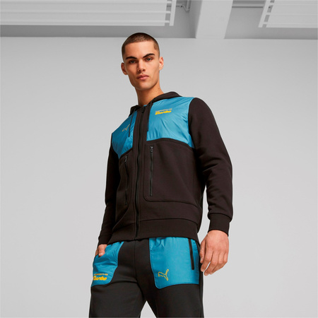 Bluza z kapturem męska Puma PL czarna 62102301
