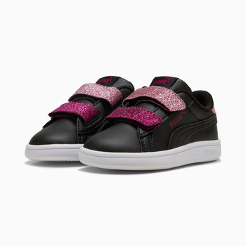 Buty sportowe dziecięce Puma SMASH 3.0 L GLITTER VELCRO V INF czarne 39561007