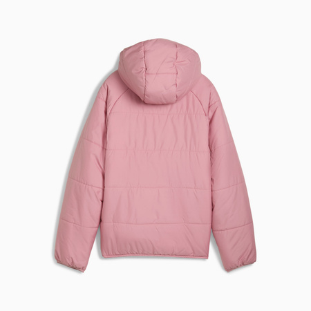 Kurtka puchowa dziewczęca Puma REVERSIBLE PUFFER różowa 68840765
