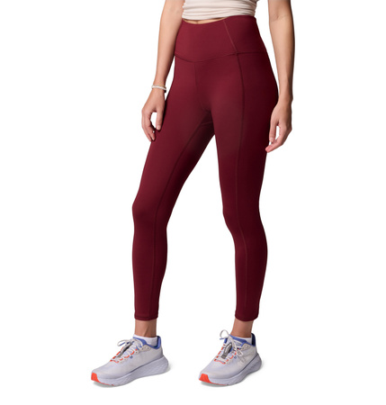 Legginsy damskie Columbia BOUNDLESS TREK bordowe 2033514624