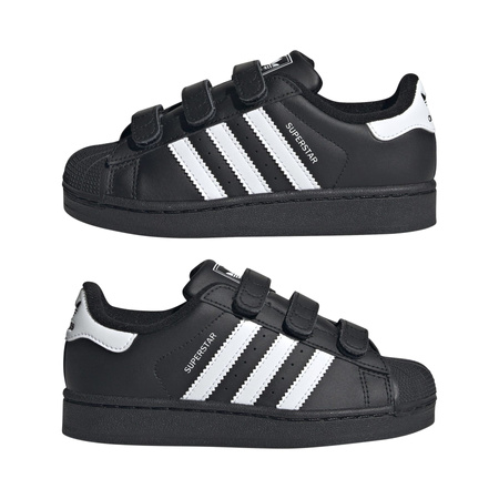 Buty sportowe dziecięce adidas SUPERSTAR II czarne JI3989
