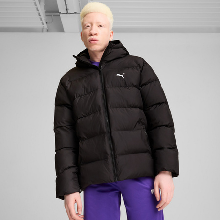 Kurtka z kapturem męska Puma POLY PUFFER czarna 62712301