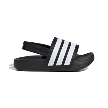 Klapki dziecięce adidas ADILETTE ESTRAP I czarne JR5323