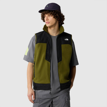 Bezrękawnik polarowy męski The North Face FLEESKI Y2K zielony NF0A879KPIB