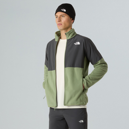 Polar męski The North Face GLACIER FULL ZIP zielony NF0A89JGDKI
