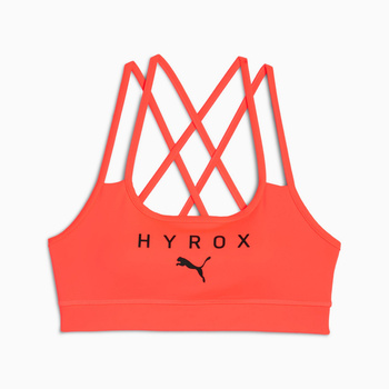 Stanik sportowy damski Puma X HYROX MOVE STRAPPY czerwony 52716123