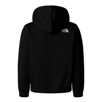 Bluza z kapturem dziecięca The North Face ESSENTIAL OVERSIZED czarna NF0A89HAJK3