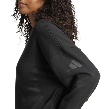 Kurtka bomberka damska adidas ESSENTIALS CONTEMPORARY LOGO czarna JD9965