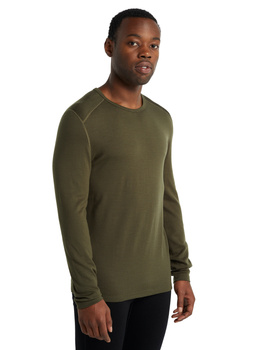 Longsleeve termiczny męski Icebreaker 260 TECH zielony IB104371069