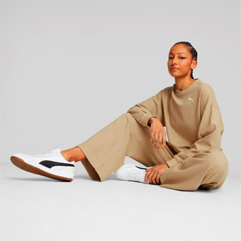 Spodnie dresowe damskie Puma HER STRAIGHT beżowe 67600784