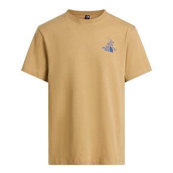 Koszulka męska The North Face MOUNTAIN CELEBRATION REGULAR brązowa NF0A8G9ZLK5