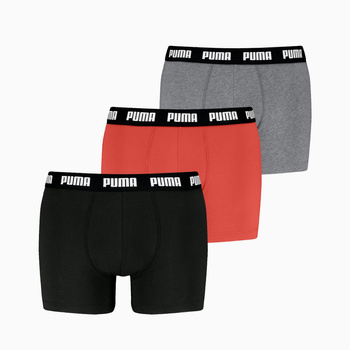 Bokserki męskie Puma EVERYDAY 3-PACK wielokolorowe 93832711