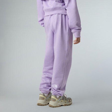 Spodnie dresowe dziecięce The North Face ESSENTIAL LOOSE fioletowe NF0A8BHSQZI