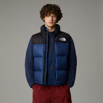Bezrękawnik puchowy męski The North Face 1996 RETRO NUPTSE granatowy NF0A3JQQF1T