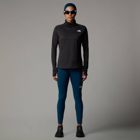 Longsleeve do biegania damski The North Face FLEX WARM grafitowy NF0A894N5S5
