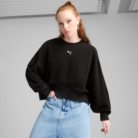 Bluza damska Puma WARDROBE ESS OVER-OVERSIZED TR czarna 62974801