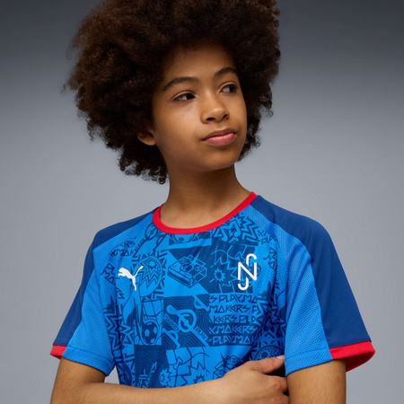 Koszulka chłopięca Puma NEYMAR JR PLAYMAKER JERSEY JR niebieska 66031510