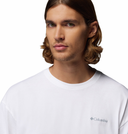 Longsleeve męski Columbia BLACK BUTTE biały 2137071100