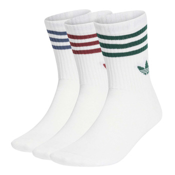 Skarpety unisex adidas 3-STRIPES 3-PACK białe KT1690