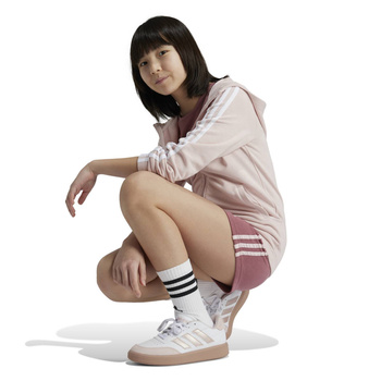 Bluza dziewczęca adidas ESSENTIALS 3-STRIPES różowa IZ3464