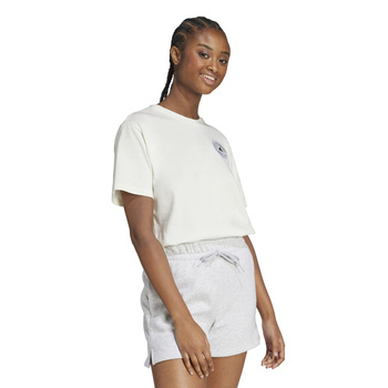 Koszulka damska adidas FARMMKT beżowa KB2485