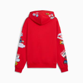 Bluza z kapturem męska Puma HOOPERHOTLINE czerwona 63282701