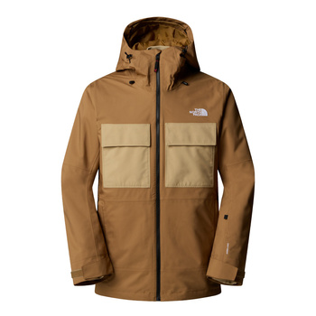 Kurtka wodoodporna męska The North Face FOURBARREL TRICLIMATE brązowa NF0A7WYFWK2