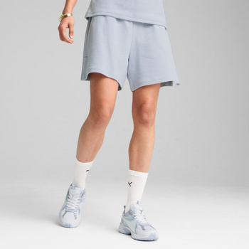 Spodenki damskie Puma HER HIGH-WAIST 5 niebieskie 68506247