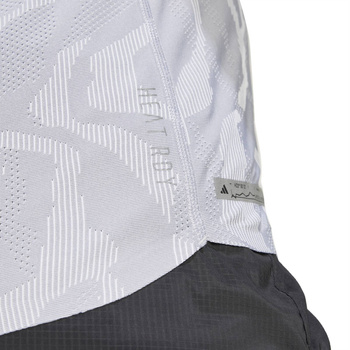 Tank top do biegania damski adidas ULTIMATE AIRCHILL ENGINEERED szary IY0721