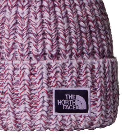 Czapka zimowa unisex The North Face COZY CHUNKY CABIN fioletowa NF0A887WFH8