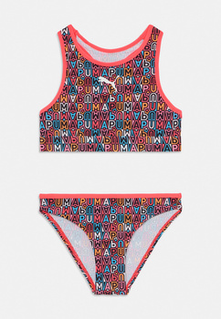 Kostium kąpielowy dziewczęcy Puma SWIM PRINTED wielokolorowy 94706201
