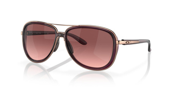 Okulary przeciwsłoneczne unisex Oakley SPLIT TIME bordowe OO4129-02