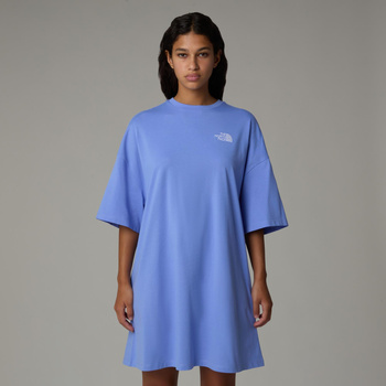 Sukienka damska The North Face ESSENTIAL OVERSIZED niebieska NF0A87NF0YI