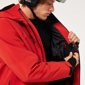 Kurtka narciarska męska Oakley CANOPY czerwona FOA407383-4CH