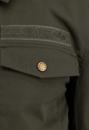 Koszula męska Alpha Industries OVERSHIRT zielona 108123-142