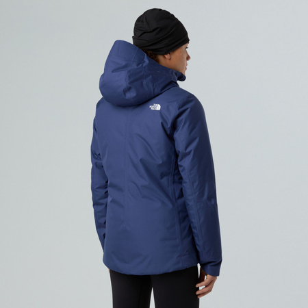 Kurtka z kapturem damska The North Face QUEST INSULATED niebieska NF0A3Y1JBOT