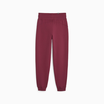 Spodnie dresowe damskie Puma HER HIGH-WAIST TR bordowe 67600622