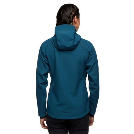 Bluza z kapturem damska Black Diamond ELEMENT niebieska AP7440254022