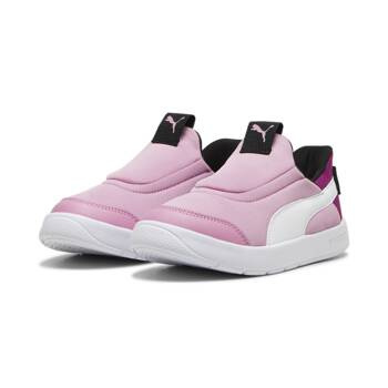 Buty sportowe dziewczęce Puma COURTFLEX V3 SLIPTECH PS różowe 39973403