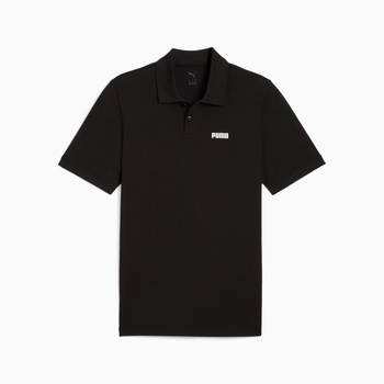 Koszulka polo męska Puma ESS SMALL LOGO PIQUE czarna 68676201