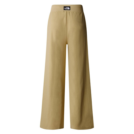 Spodnie dresowe damskie The North Face HODEN WIDE LEG JOGGER beżowe NF0A89CHLK5