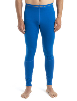 Legginsy termiczne męskie Icebreaker ZONEKNIT 200 niebieskie IB0A56HB580