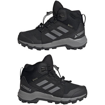 Buty trekkingowe dziecięce adidas TERREX MID GTX K czarne IF7522