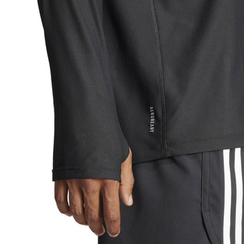 Longsleeve do biegania męski adidas OWN THE RUN czarny IN1486