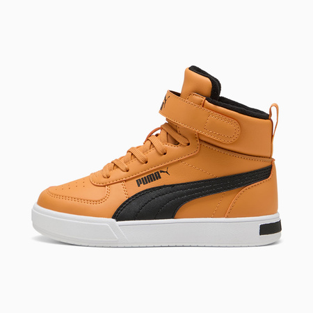Buty sportowe chłopięce Puma CAVEN MID FUR PS pomarańczowe 40183401