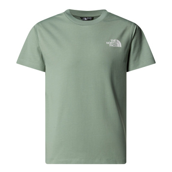 Koszulka dziecięca The North Face S/S SIMPLE DOME zielona NF0A87T4BQ1