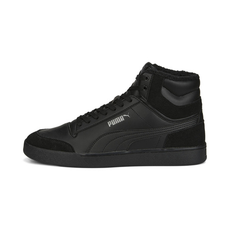 Buty sportowe męskie Puma SHUFFLE MID FUR czarne 38760901