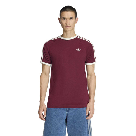 Koszulka męska adidas 3-STRIPES bordowa KQ9639