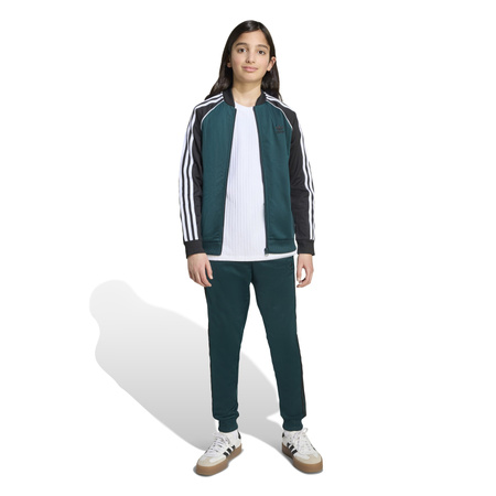 Bluza dresowa dziecięca adidas SST zielona JV8565
